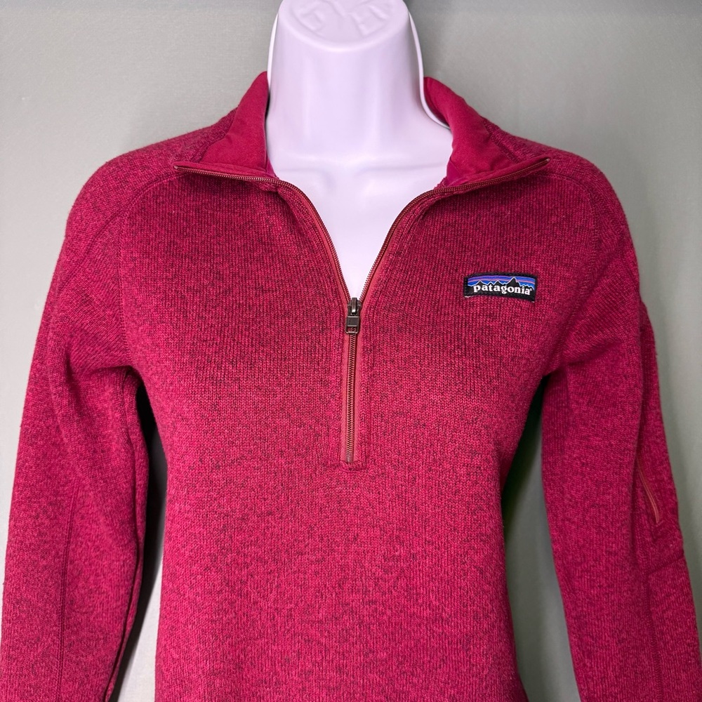 Patagonia Fuchsia Quarter-Zip Pullover